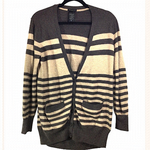 TALULA ARITZIA Angora Cashmere blend striped cardigan